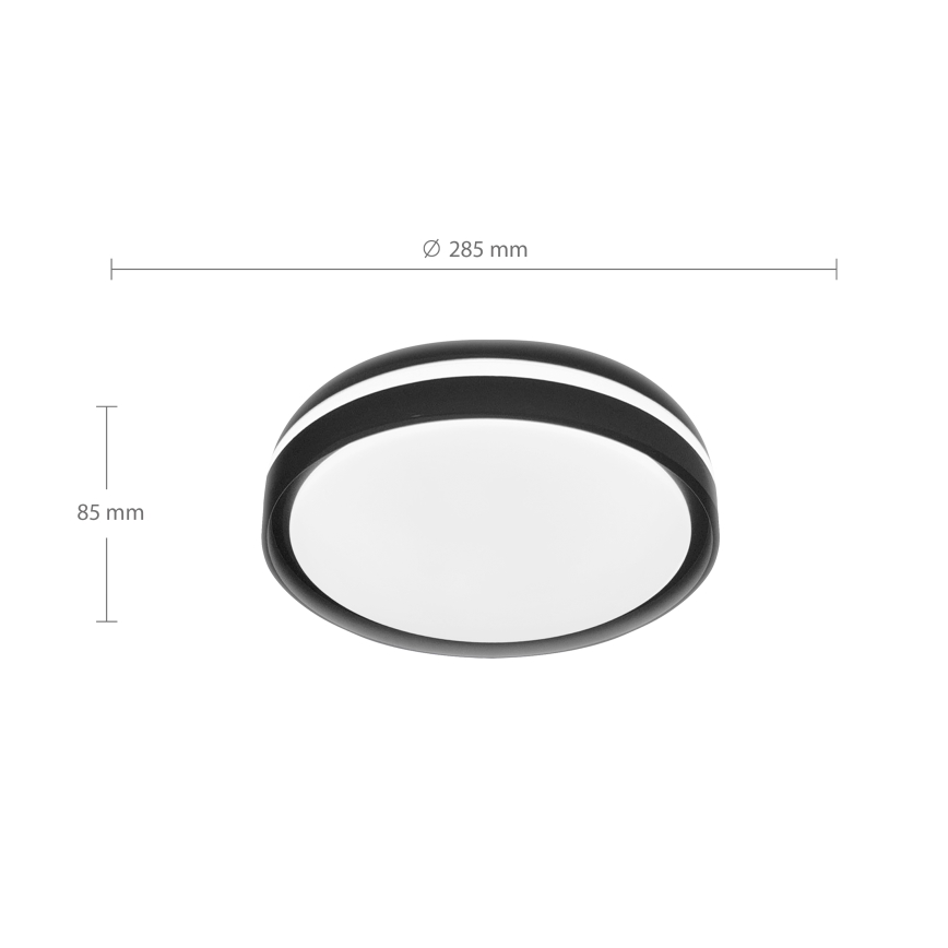 Brilagi - LED stropné svietidlo NAOMI LED/24W/230V pr. 28,5 cm čierne