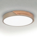 BRILAGI - LED Stropné svietidlo PILANA LED/24W/230V dub/béžová priemer 30 cm