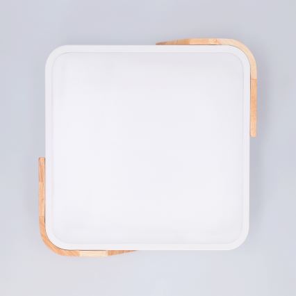 Brilagi - LED Stropné svietidlo PILANA LED/24W/230V dub/biela 32x32 cm