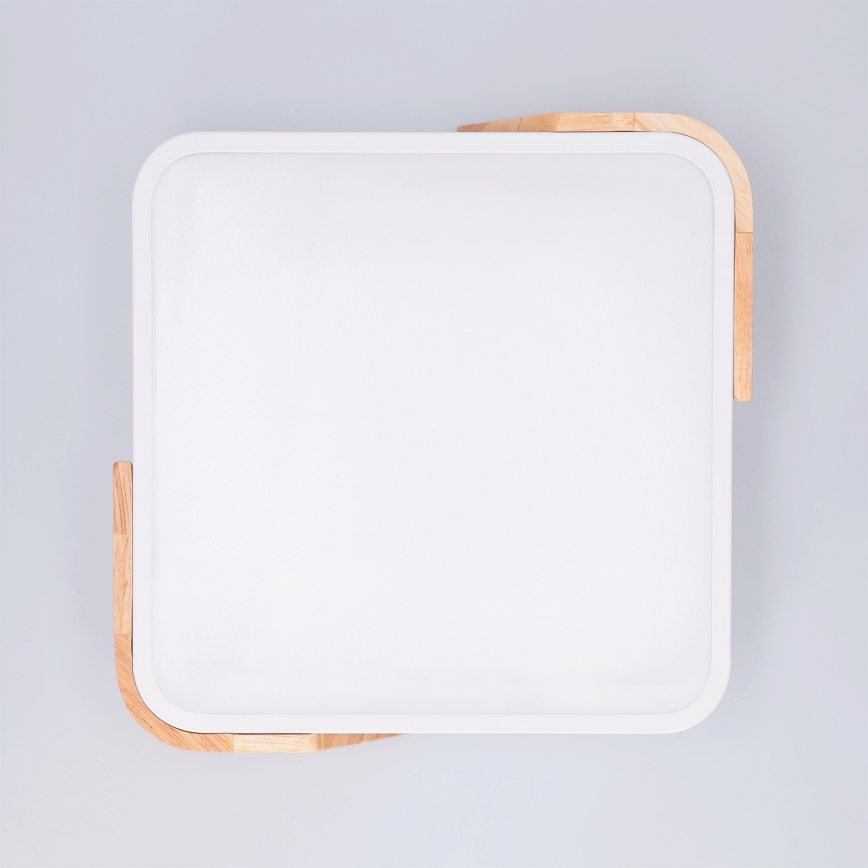 Brilagi - LED Stropné svietidlo PILANA LED/24W/230V dub/biela 32x32 cm