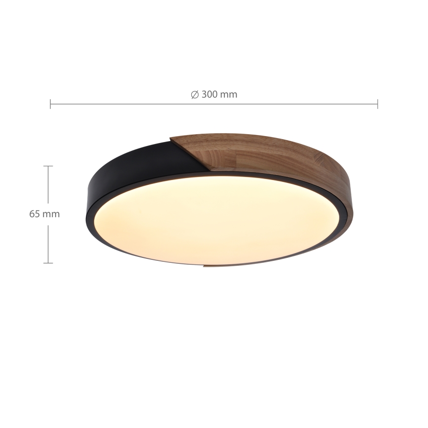 Brilagi - LED Stropné svietidlo PILANA LED/24W/230V dub pr. 30 cm