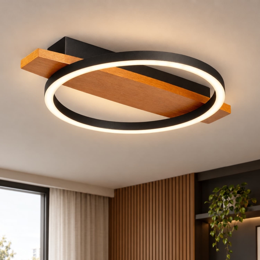 BRILAGI - LED stropné svietidlo PLANK LED/16W/230V 4000K 30x40 cm drevo