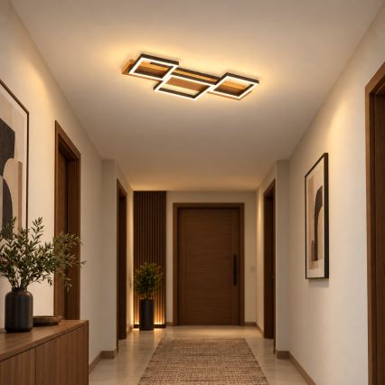 BRILAGI - LED Stropné svietidlo PLANK LED/30W/230V 4000K 34,5x65 cm drevo
