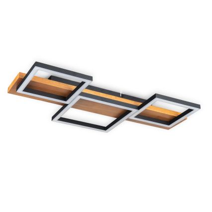 BRILAGI - LED Stropné svietidlo PLANK LED/30W/230V 4000K 34,5x65 cm drevo