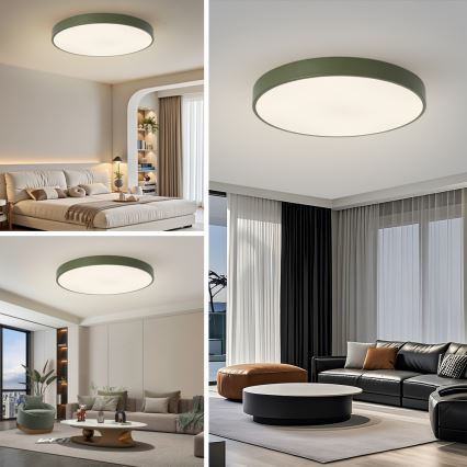 Brilagi - LED stropné svietidlo POOL LED/100W/230V 3000/4000/6000K pr. 80 cm zelené