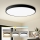 Brilagi - LED stropné svietidlo POOL LED/128W/230V 3000/4500/6000K priemer 100 cm čierne
