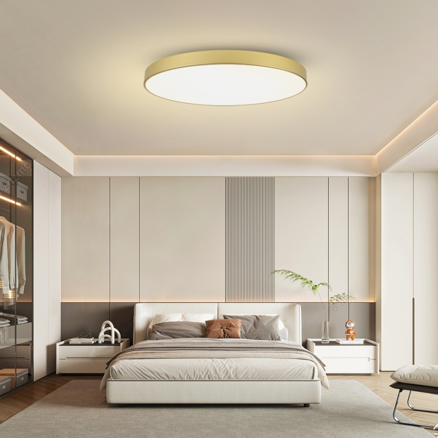 Brilagi - LED stropné svietidlo POOL LED/128W/230V 3000/4500/6000K pr. 100 cm zlaté