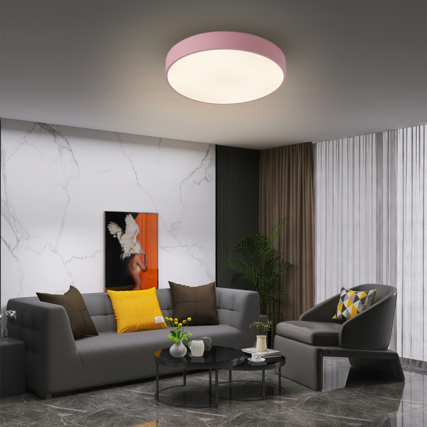 Brilagi - LED stropné svietidlo POOL LED/48W/230V 3000/4000/6000K pr. 40 cm ružová