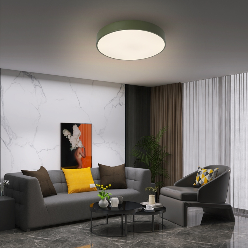 Brilagi - LED Stropné svietidlo POOL LED/48W/230V 3000/4000/6000K Ø 40 cm zelené