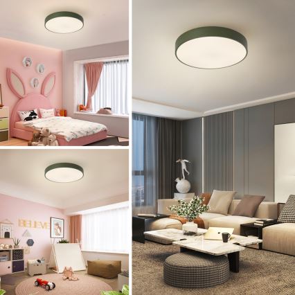 Brilagi - LED Stropné svietidlo POOL LED/48W/230V 3000/4000/6000K Ø 40 cm zelené