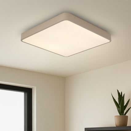 Brilagi - LED stropné svietidlo POOL LED/48W/230V 3000/4000/6000K 50x50 cm béžová