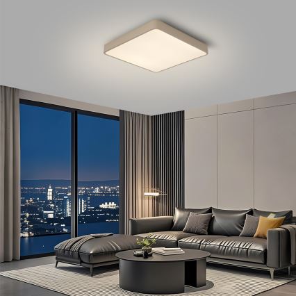 Brilagi - LED stropné svietidlo POOL LED/48W/230V 3000/4000/6000K 50x50 cm béžová