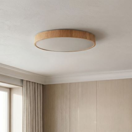 Brilagi - LED stropné svietidlo POOL LED/48W/230V 3000/4000/6000K pr. 40 cm dekor dreva