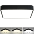 Brilagi - LED Stropné svietidlo POOL LED/48W/230V 3000/4500/6000K 50x50 cm čierna