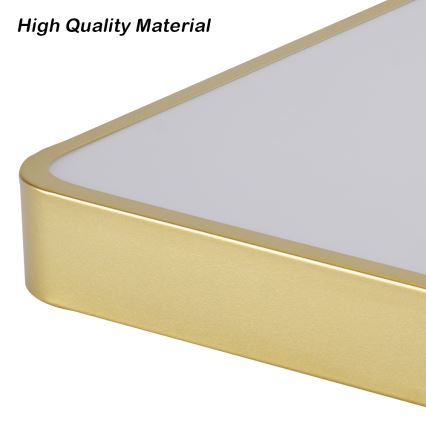 Brilagi - LED stropné svietidlo POOL LED/48W/230V 3000/4500/6000K 50x50 cm zlaté