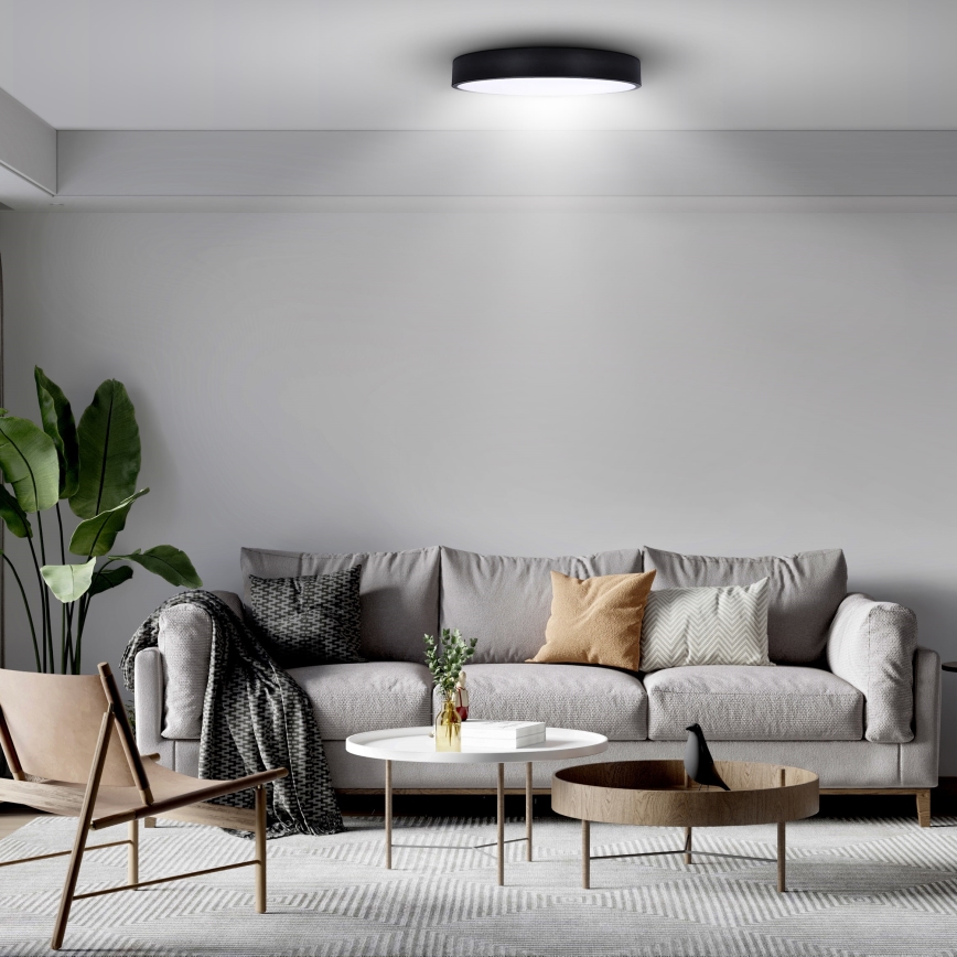 Brilagi - LED Stropné svietidlo POOL LED/48W/230V 3000/4500/6000K pr. 40 cm čierna