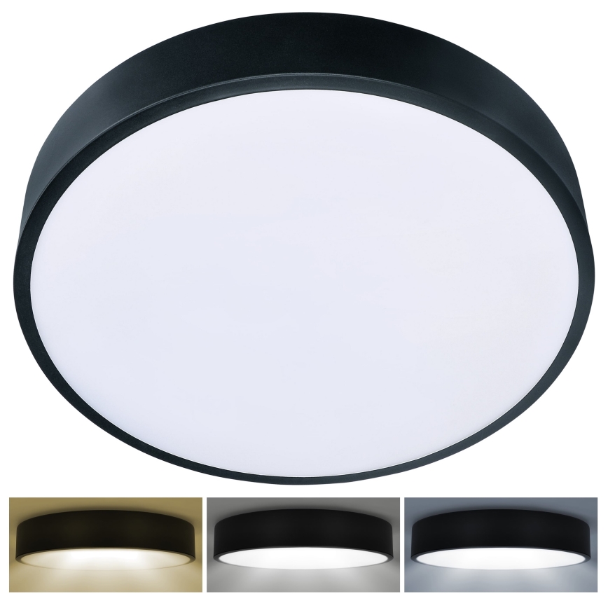 Brilagi - LED Stropné svietidlo POOL LED/48W/230V 3000/4500/6000K pr. 40 cm čierna