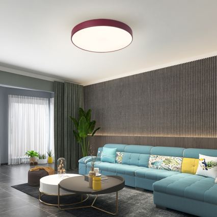 Brilagi - LED stropné svietidlo POOL LED/60W/230V 3000/4000/6000K Ø 50 cm bordové