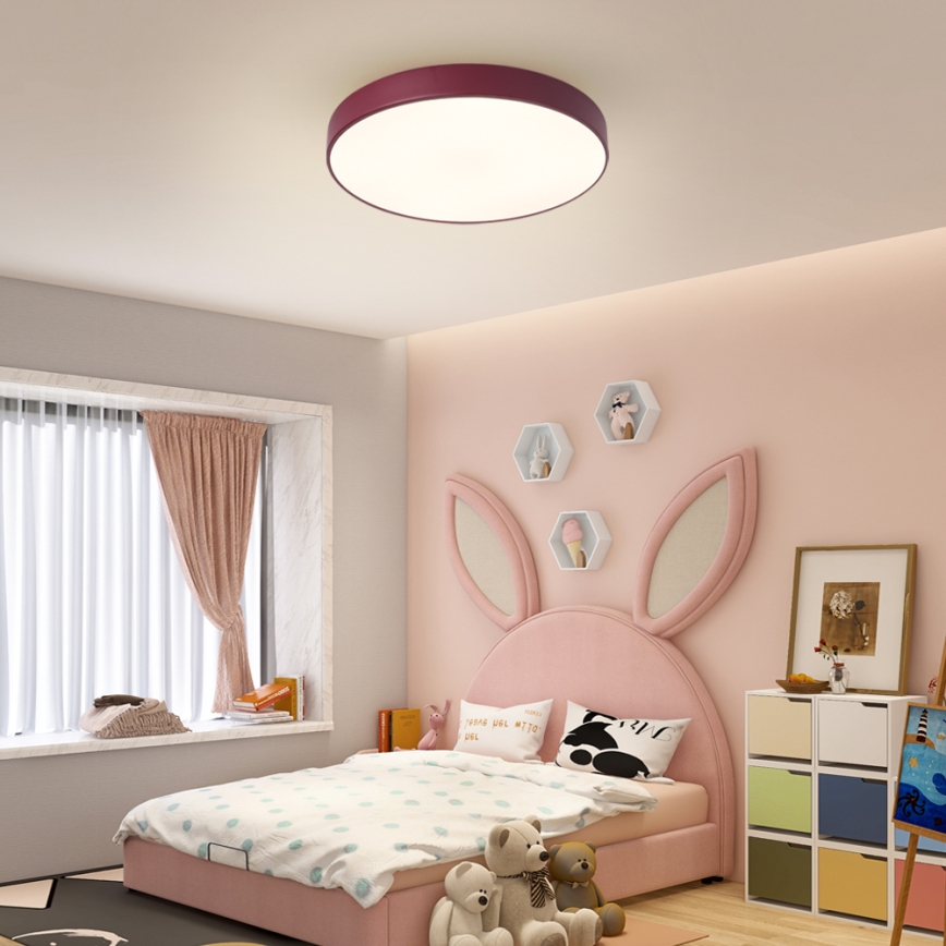 Brilagi - LED stropné svietidlo POOL LED/60W/230V 3000/4000/6000K pr. 50 cm bordové