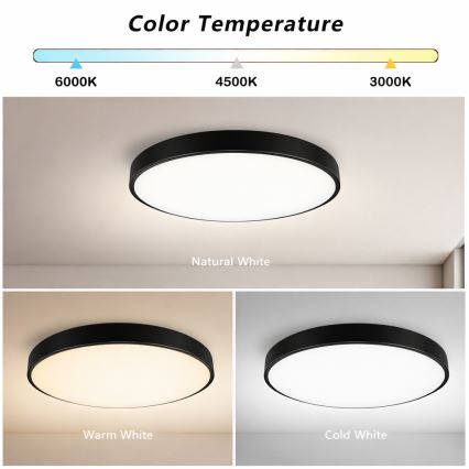 Brilagi - LED stropné svietidlo POOL LED/60W/230V 3000/4000/6000K 50 cm