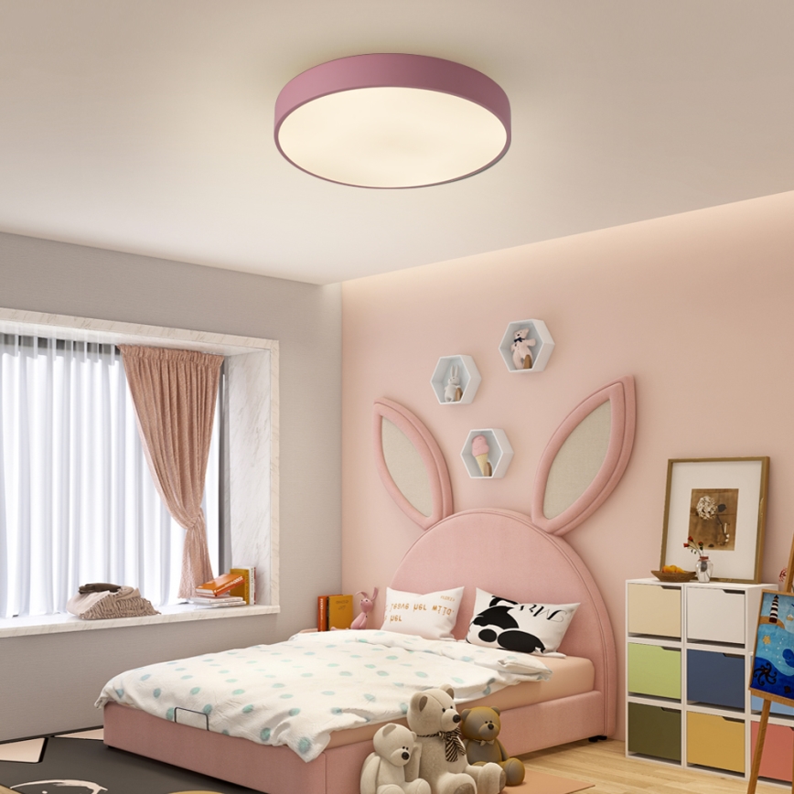 Brilagi - LED stropné svietidlo POOL LED/60W/230V 3000/4000/6000K priemer 50 cm ružová