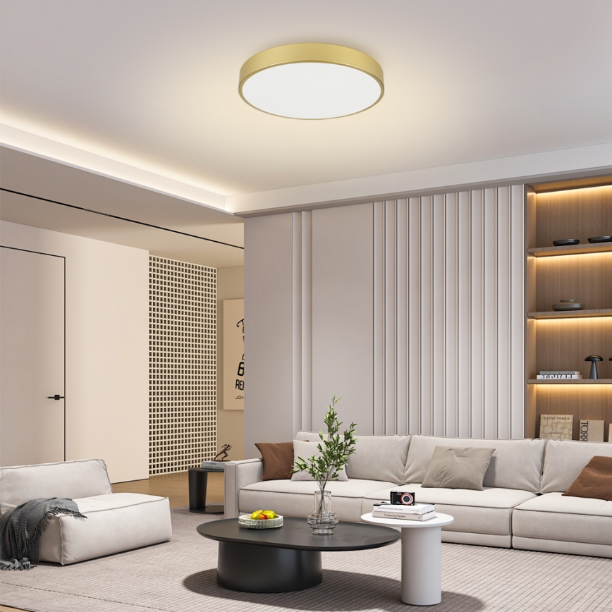 Brilagi - LED stropné svietidlo POOL LED/60W/230V 3000/4000/6000K pr. 60 cm zlaté