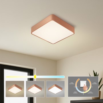 BRILAGI - LED stropné svietidlo POOL SQUARE LED/36W/230V 3000/4000/6000K 40x40 cm bronzové