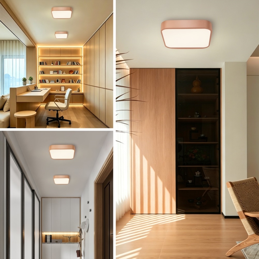 BRILAGI - LED stropné svietidlo POOL SQUARE LED/36W/230V 3000/4000/6000K 40x40 cm bronzové