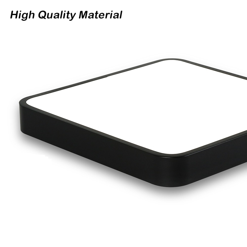 Brilagi - LED Stropné svietidlo POOL SQUARE LED/36W/230V 3000/4500/6000K 40x40 cm čierna