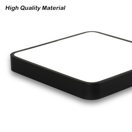 Brilagi - LED stropné svietidlo POOL SQUARE LED/36W/230V 3000/4500/6000K 40x40 cm čierne