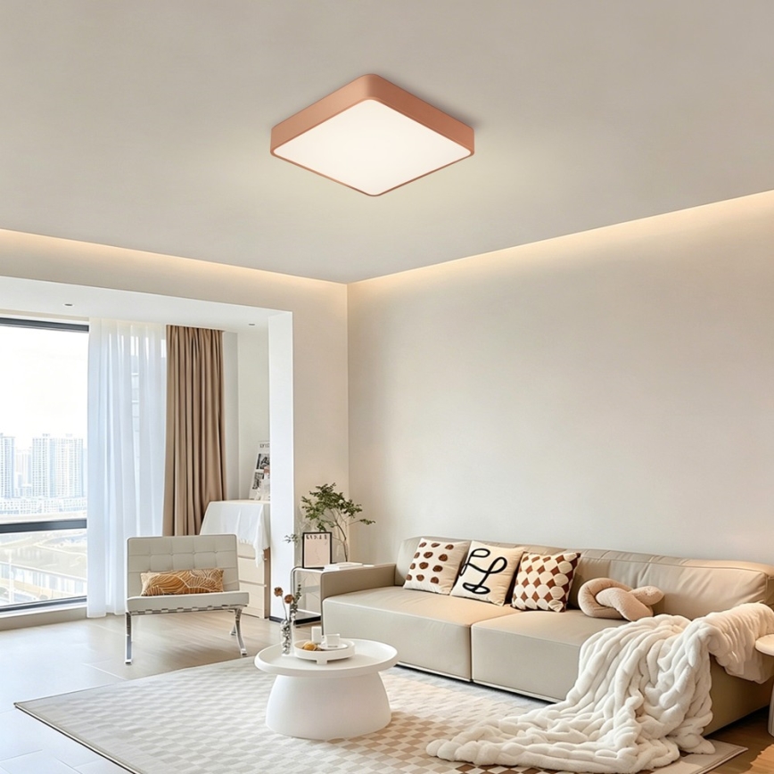 BRILAGI - LED stropné svietidlo POOL SQUARE LED/48W/230V 3000/4000/6000K 50x50 cm bronzové