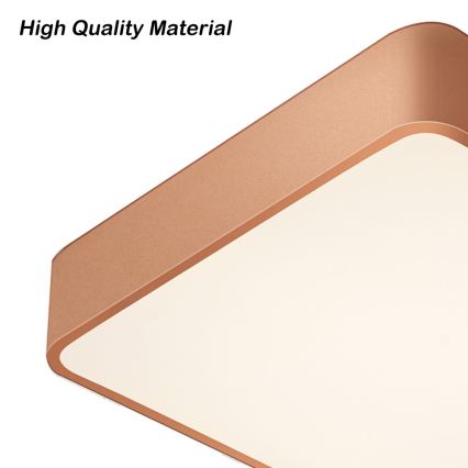 BRILAGI - LED stropné svietidlo POOL SQUARE LED/48W/230V 3000/4000/6000K 50x50 cm bronzové