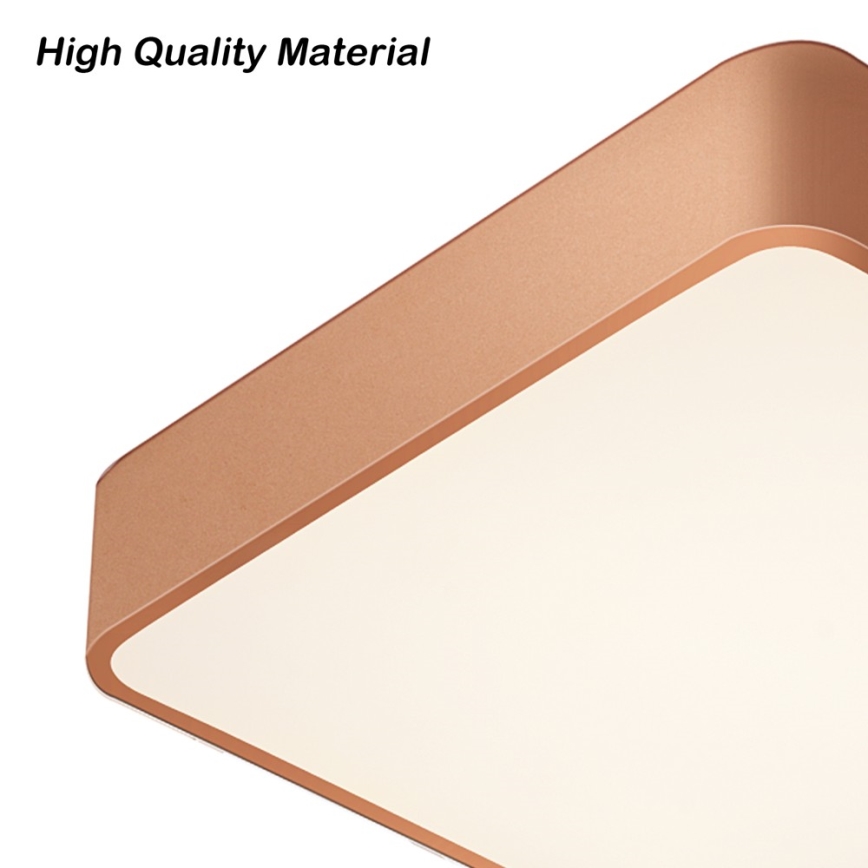 BRILAGI - LED stropné svietidlo POOL SQUARE LED/48W/230V 3000/4000/6000K 50x50 cm bronzové