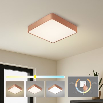 BRILAGI - LED Stropné svietidlo POOL SQUARE LED/48W/230V 3000/4000/6000K 50x50 cm medená