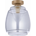BRILAGI - LED Stropné svietidlo RETRO GLASS 1xE27/60W/230V priemer 26 cm béžová/dymovošedá