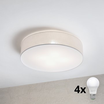 Brilagi - LED stropné svietidlo SIRIJA 4xE27/60W/230V pr. 60 cm biela