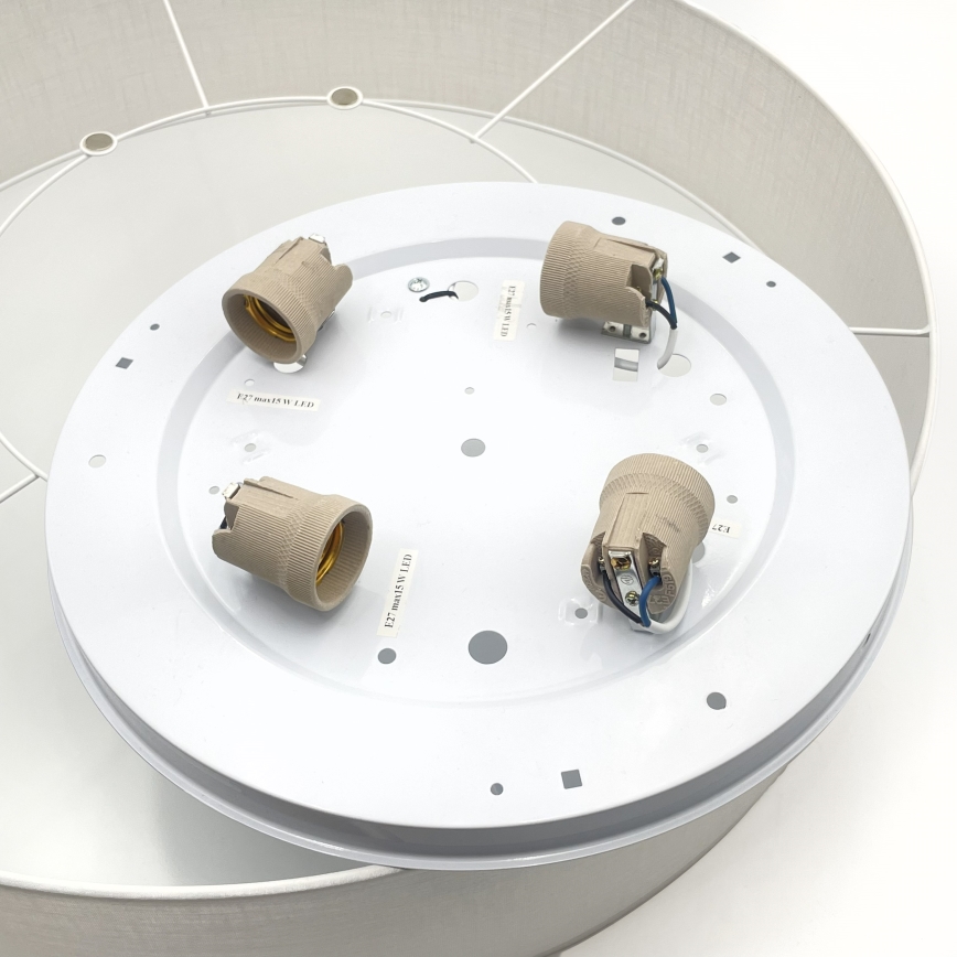 Brilagi - LED stropné svietidlo SIRIJA 4xE27/60W/230V pr. 60 cm biela