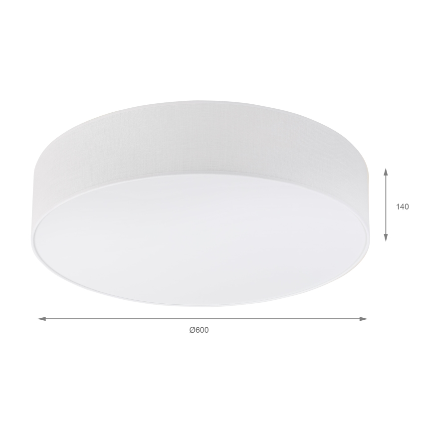 Brilagi - LED stropné svietidlo SIRIJA 4xE27/60W/230V pr. 60 cm biela