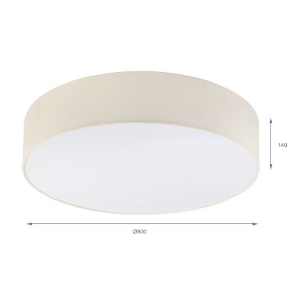 Brilagi - LED stropné svietidlo SIRIJA 4xE27/60W/230V pr. 60 cm krémové