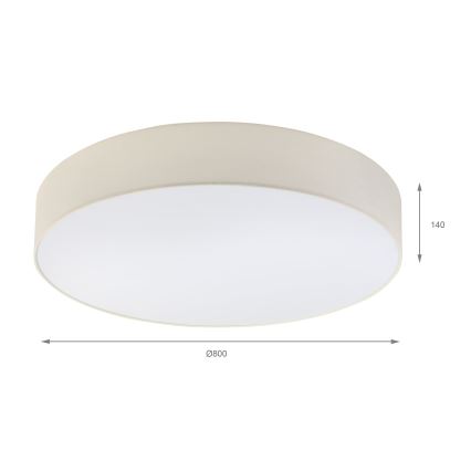 BRILAGI - LED stropné svietidlo SIRIJA 6xE27/15W/230V, priemer 80 cm, krémové