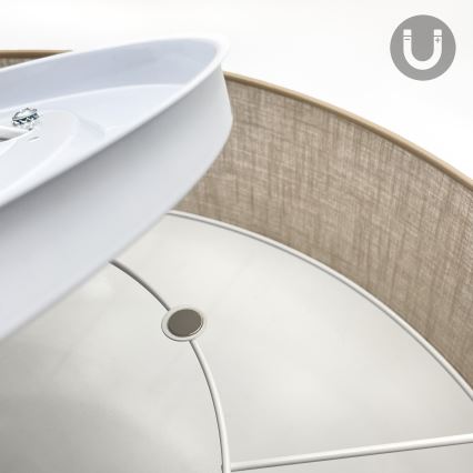 Brilagi - LED stropné svietidlo SIRIJA 6xE27/60W/230V, priemer 80 cm, béžové