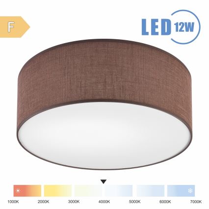 Brilagi - LED Stropné svietidlo SIRIJA LED/12W/230V pr. 35 cm hnedá