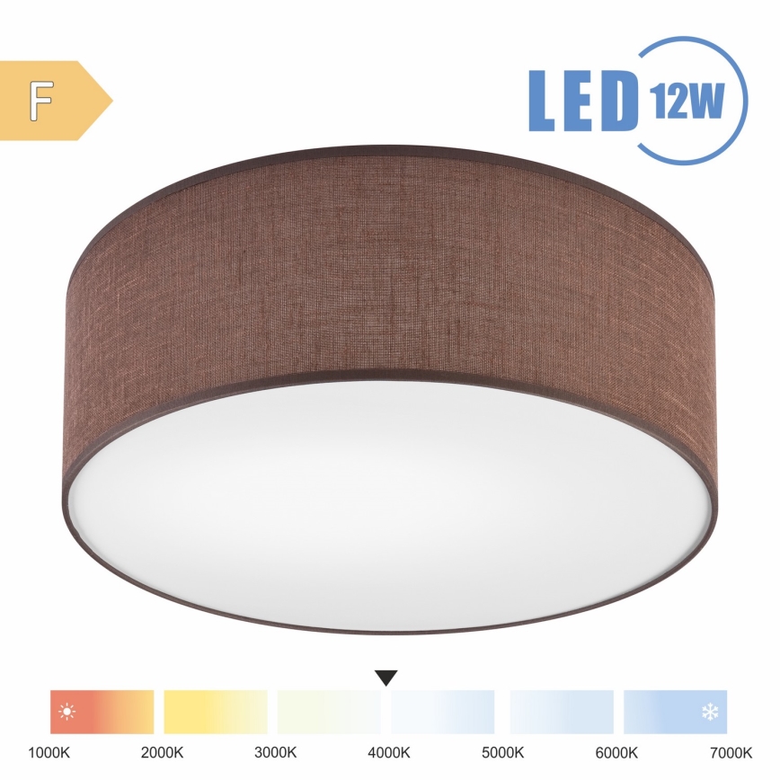 Brilagi - LED Stropné svietidlo SIRIJA LED/12W/230V pr. 35 cm hnedá