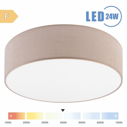 Brilagi - LED Stropné svietidlo SIRIJA LED/24W/230V pr. 45 cm béžová