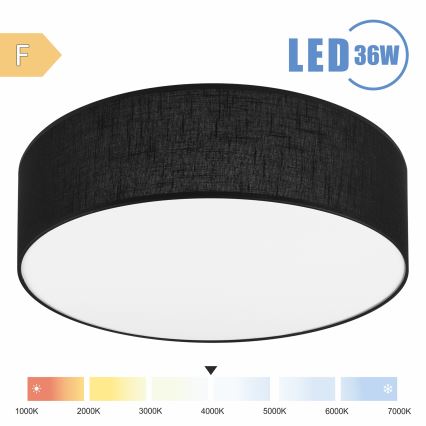 Brilagi - LED Stropné svietidlo SIRIJA LED/36W/230V pr. 45 cm čierna