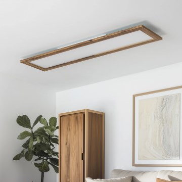 Brilagi - LED Stropné svietidlo SLIMFRAME WOOD LED/58W/230V 124x34 cm hnedá