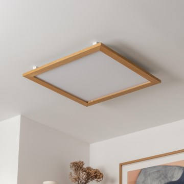 Brilagi - LED Stropné svietidlo SLIMFRAME WOOD LED/58W/230V 64x64 cm hnedá