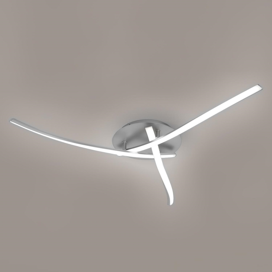 Brilagi - LED stropné svietidlo STRIPES LED/24W/230V priemer 64 cm strieborné