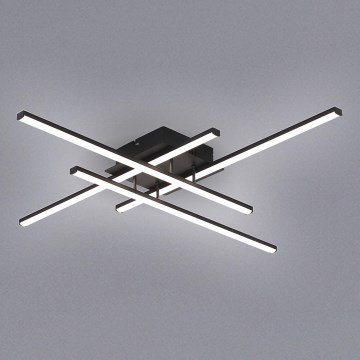 Brilagi - LED Stropné svietidlo STRIPES LED/37W/230V 68x68 cm čierna