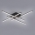 Brilagi - LED Stropné svietidlo STRIPES LED/37W/230V 68x68 cm čierna